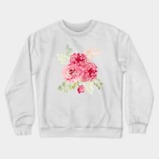 Dainty whimsy watercolor florals Crewneck Sweatshirt